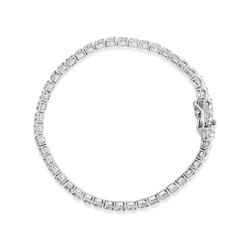 Bids.com 14K White Gold 2.00 Cttw Prong Set Lab Grown Round Diamond Classic Tennis Bracelet (F-G Color, VS2-SI1 Clarity) - 7.25" Bracelets White Smoke White.Gold / 7.25 / 3,White.Gold / 7.25 / 8,White.Gold / 7.25 / 10,White.Gold / 7.25 / 4,White.Gold / 7.25 / 1,White.Gold / 7.25 / 6,White.Gold / 7.25 / 12