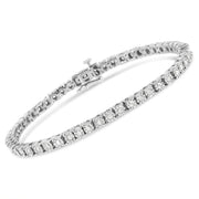 Bids.com .925 Sterling Silver 1.0 Cttw Miracle-Set Diamond Round Faceted Bezel Tennis Bracelet (I-J Color, I3 Clarity) - 7" Bracelets White Smoke 7 / Yellow.Sterling Silver,8 / Yellow.Sterling Silver,8 / Rose.Sterling Silver,7 / Rose.Sterling Silver,8 / White.Sterling Silver,7 / White.Sterling Silver,6 / White.Sterling Silver,6 / Yellow.Sterling Silver,6 / Rose.Sterling Silver,9 / Yellow.Sterling S