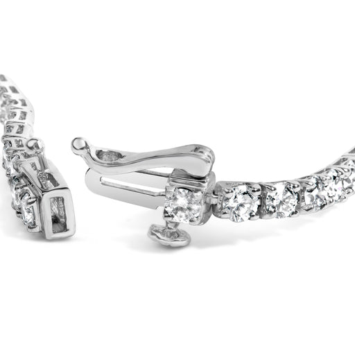 Bids.com 14K White Gold 5.0 Cttw Lab Grown Diamond Tennis Bracelet (F-G Color, VS1-VS2 Clarity) - 7.25" Inches Bracelets White Smoke White.Gold / 7.25,Yellow.Gold / 7.25