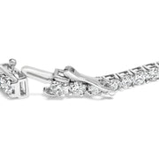 Bids.com 14K White Gold 7.0 cttw 4-Prong Set Lab Grown Diamond 7" Tennis Bracelet Bracelets White Smoke White.Gold / 7