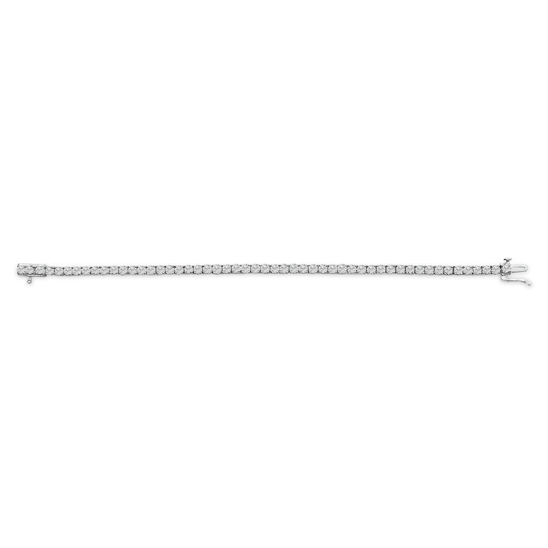 Bids.com 14K White Gold 7.0 cttw 4-Prong Set Lab Grown Diamond 7" Tennis Bracelet Bracelets White Smoke White.Gold / 7