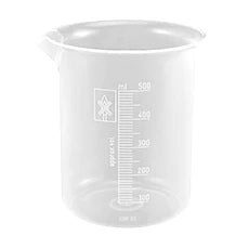 Medisca Polypropylene Beaker, 500 mL Science & Laboratory Light Gray