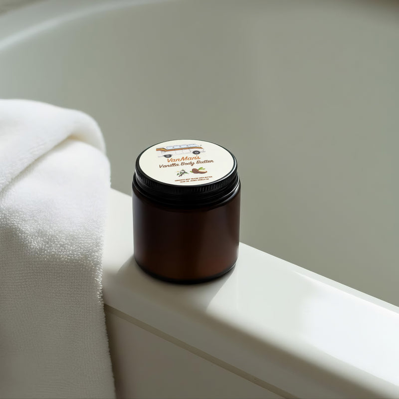 VanMan VanMan's Whipped Body Butter - 4 oz Skincare Dark Sea Green Vanilla,No Scent