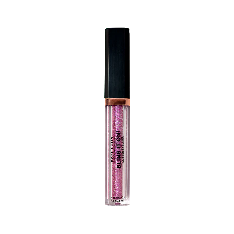 Profusion Cosmetics Bling it On Glitter Eyeliner Rosy Brown Gold Rush,Crystal Diamond,Precious Opal,Pink Rhodonite,Noble Amethyst,Wise Sapphire