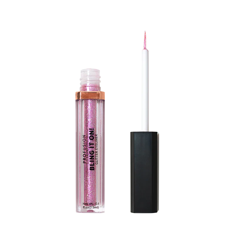 Profusion Cosmetics Bling it On Glitter Eyeliner Black Noble Amethyst