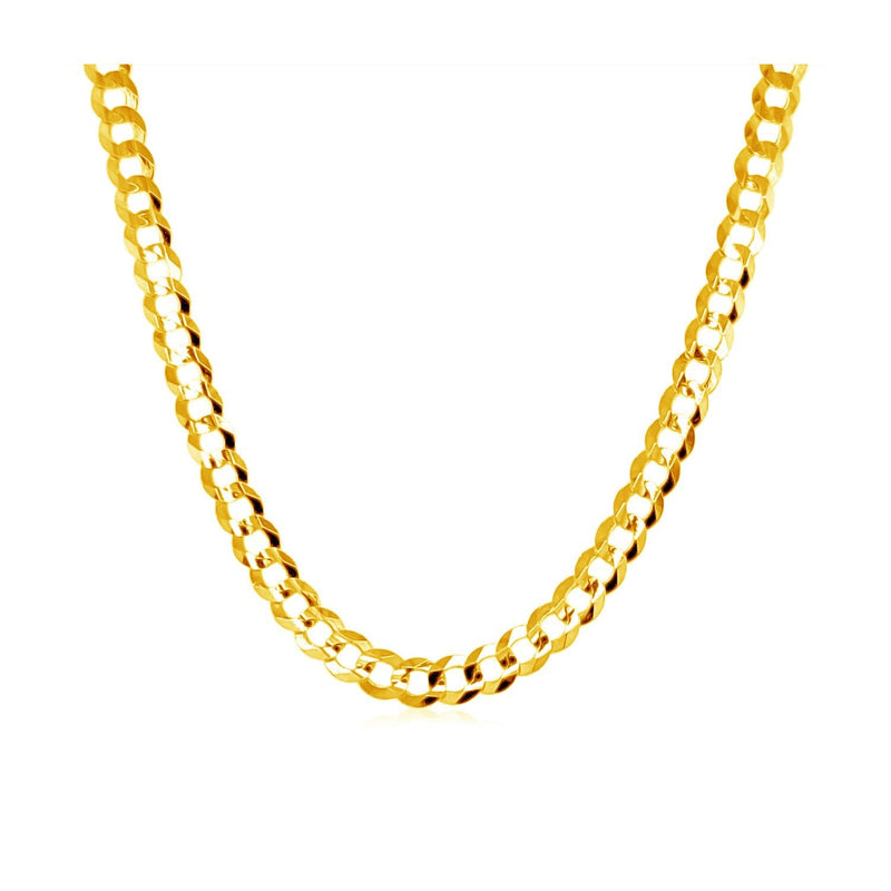 Bids.com 3.2mm 10k Yellow Gold Curb Chain Necklaces White Smoke 18 / Yellow Gold,20 / Yellow Gold,22 / Yellow Gold,24 / Yellow Gold,One / Yellow Gold