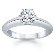 Bids.com 14k White Gold Solitaire Cathedral Engagement Ring Rings White Smoke 4 / White Gold,4.5 / White Gold,5 / White Gold,5.5 / White Gold,6 / White Gold,6.5 / White Gold,7 / White Gold,7.5 / White Gold,8 / White Gold,8.5 / White Gold,9 / White Gold