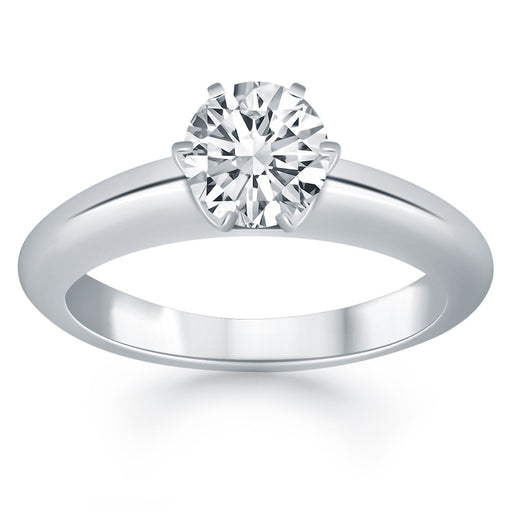 Bids.com 14k White Gold Solitaire Cathedral Engagement Ring Rings White Smoke 4 / White Gold,4.5 / White Gold,5 / White Gold,5.5 / White Gold,6 / White Gold,6.5 / White Gold,7 / White Gold,7.5 / White Gold,8 / White Gold,8.5 / White Gold,9 / White Gold