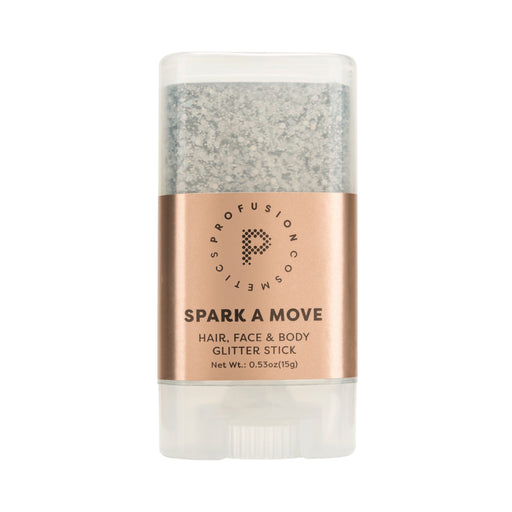 Profusion Cosmetics Spark-A-Move Face & Body Glitter Stick Gray Moonwalk