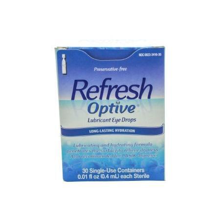 Refresh Optive Refresh Optive Eye Lubricant 0.01 Oz. Eye Drops - 00023341630 Ear Drops Dark Slate Blue