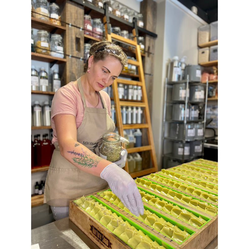 MION Artisan Soap Co. Lemongrass | Cocoa Butter Soap Dim Gray