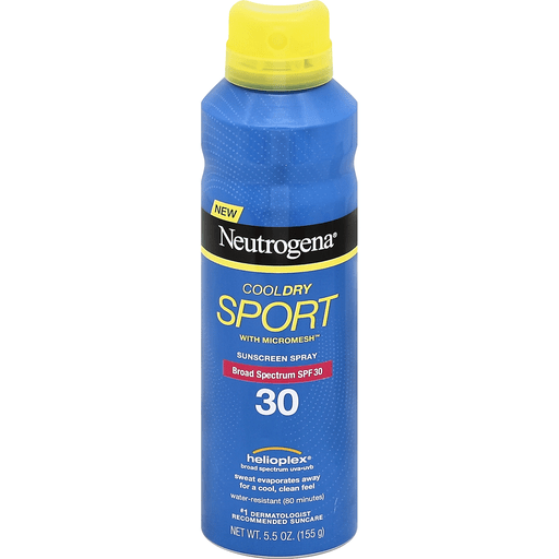 Neutrogena Neutrogena Sunscreen, CoolDry Sport, Spray, Broad Spectrum SPF 30 Sunscreen Steel Blue