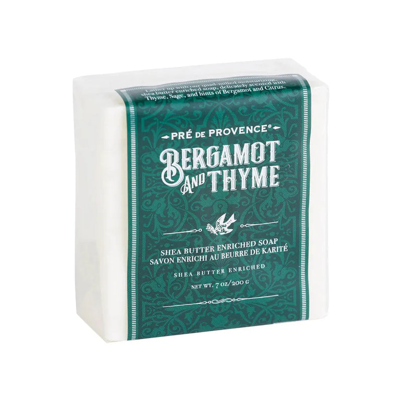 Pre De Provence Pre De Provence Bergamot And Thyme Men's Cube Bar Soap 200g Bar Soap Lavender