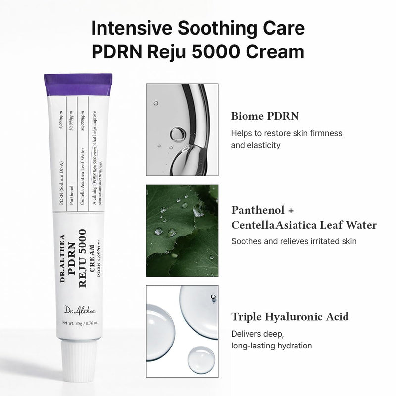 AsiaBeautyMall Dr. Althea PDRN REJU 5000 Cream Moisturizer White Smoke