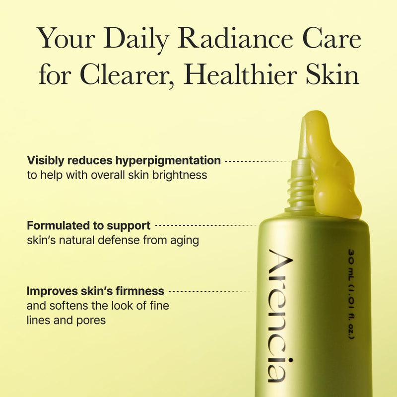 AsiaBeautyMall Arencia Vitamin C Booster Shot Brightening Firming Care Serum Lemon Chiffon