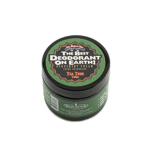RazoRock RazoRock "The Best Deodorant on Earth!" - Deodorant Cream - Tea Tree 75g Deodorant Cream White Smoke