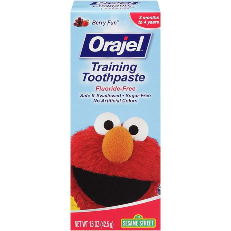 Orajel Orajel Vampirina Midnight Berry Training Toothpaste, 1.5 Oz Toothpaste Light Blue