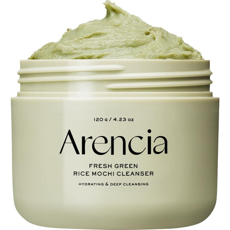 AsiaBeautyMall Arencia Fresh Green Rich Mochi Cleanser Face Cleanser White Smoke