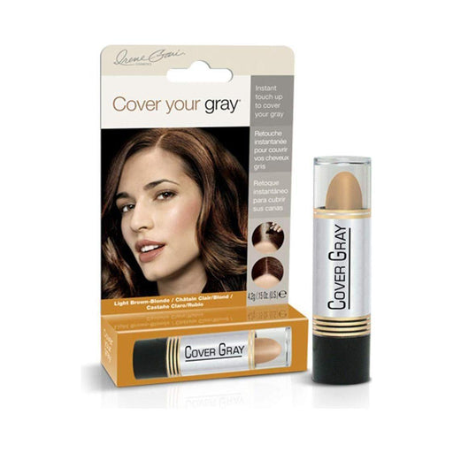 Irene Gari Irene Gari Cover Your Gray Touch Up Stick Light Brown 0.15 oz Hair Color Light Gray
