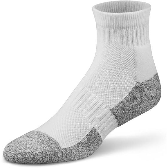 Dr. Comfort Dr. Comfort Crew Diabetic Socks, White (Medium) Socks White Smoke