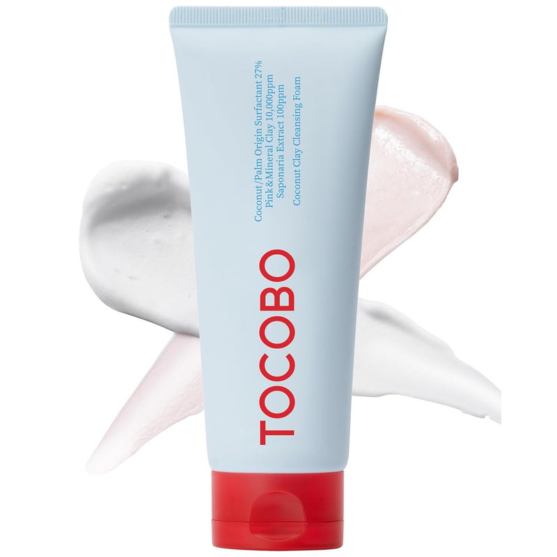 AsiaBeautyMall TOCOBO Coconut Clay Cleansing Foam Face Cleanser White Smoke