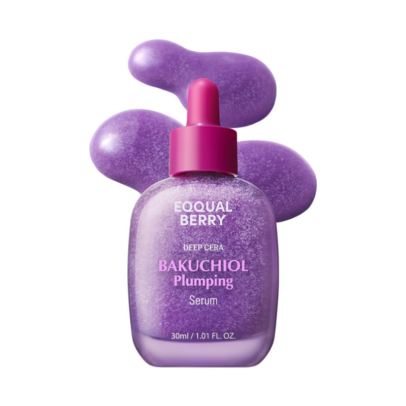 AsiaBeautyMall EQQUALBERRY Deep Cera Bakuchiol Plumping Serum Serum White Smoke