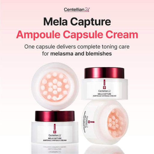 AsiaBeautyMall Centellian24+ Mela Capture Ampoule Capsule Cream Moisturizer White Smoke
