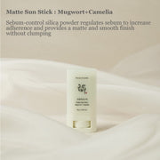 AsiaBeautyMall Beauty of Joseon Matte Sun Stick : Mugwort+Camelia SPF 50+ PA++++ Sunscreen Light Gray