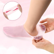 By Robin Creations Silicone Gel Moisturizing Socks & Gloves Set for Healing Cracked Hands & Feet Silicone Moisturizing Gloves & Socks White Smoke 1 Set (1 pair each Socks & Gloves),4 Sets (4 pairs each Socks & Gloves)