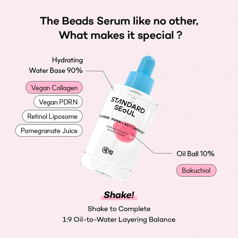 AsiaBeautyMall Standard Seoul Firming Bouncy Boost Serum Serum Misty Rose