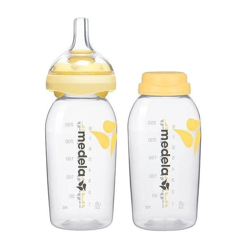 Medela Medela Calma Breastmilk Feeding 8oz Set Breastmilk Feeding Set Antique White