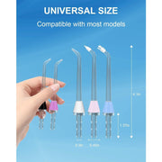 MySmile MySmile® 10 PCS Jet Tips Set | Compatible with OLED Flossers Power Dental Flossers Cornflower Blue