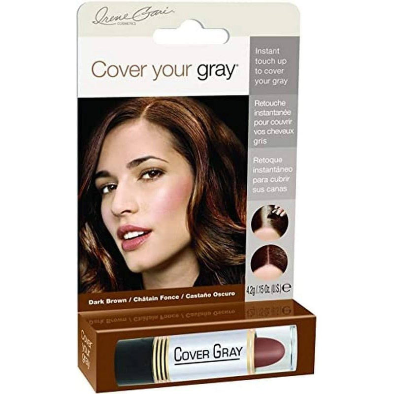 Irene Gari Irene Gari Cover Your Gray for Women Touch Up Stick Auburn 0.15 oz Hair Color Light Gray