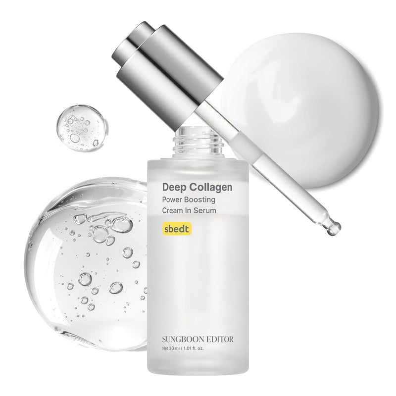 AsiaBeautyMall Sungboon Editor Deep Collagen Power Boosting Cream In Serum Serum White Smoke
