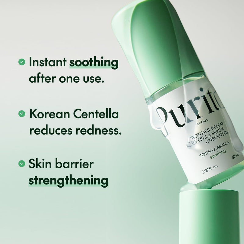AsiaBeautyMall Purito SEOUL Wonder Releaf Centella Serum Unscented Serum Light Gray