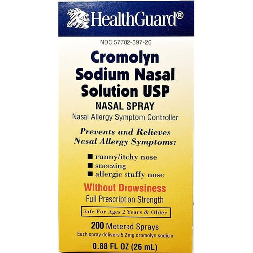 HealthGuard Cromolyn HealthGuard Cromolyn Sodium Nasal Solution USP 0.88oz Bubble Blowing Solution White Smoke