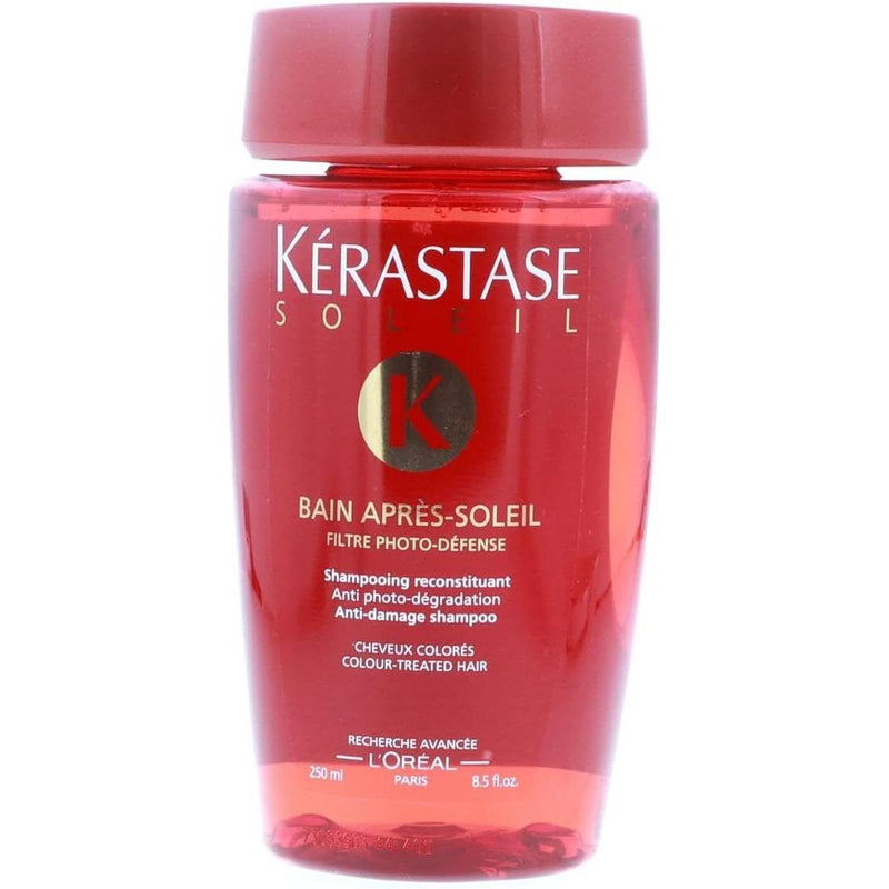 Kerastase Kerastase Bain Apres-Soleil Repairing Shampoo For Colored Hair 250ml/ 2.7oz Shampoo Maroon