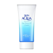 AsiaBeautyMall Rohto Skin Aqua UV Super Moisture Essence SPF 50+ PA++++ 80g Sunscreen White Smoke