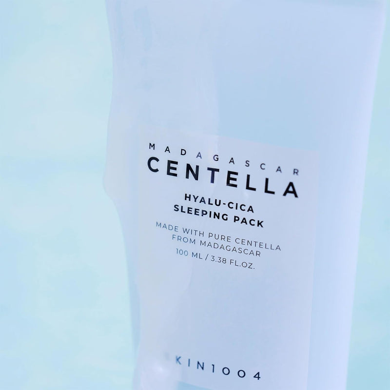 AsiaBeautyMall SKIN1004 Madagascar Centella Hyalu-Cica Sleeping Pack Face Mask Light Steel Blue