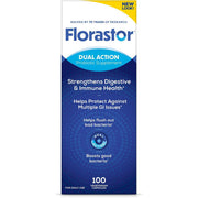 Florastor Florastor Daily Probiotic Supplement For Men & Women, 250 Mg, 100 Capsules Vitamins & Supplements White Smoke