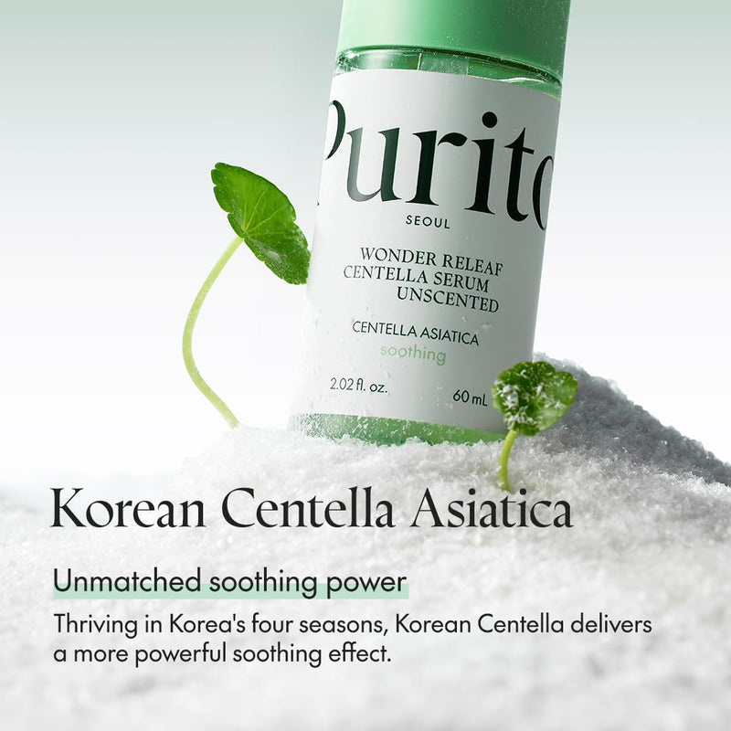 AsiaBeautyMall Purito SEOUL Wonder Releaf Centella Serum Unscented Serum White Smoke