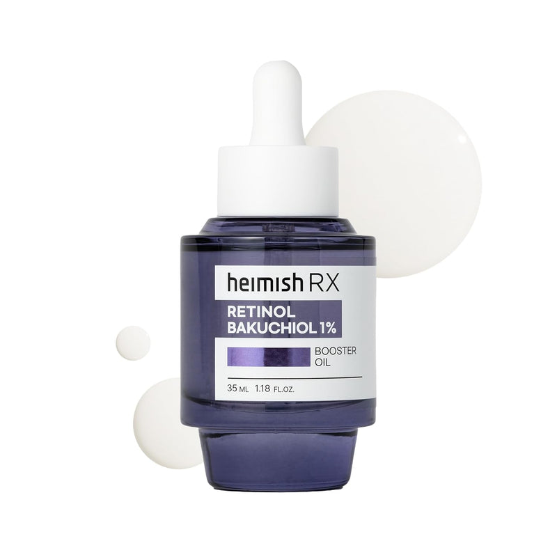 AsiaBeautyMall Heimish RX Retinol Bakuchiol 1% Booster Oil Serum White Smoke