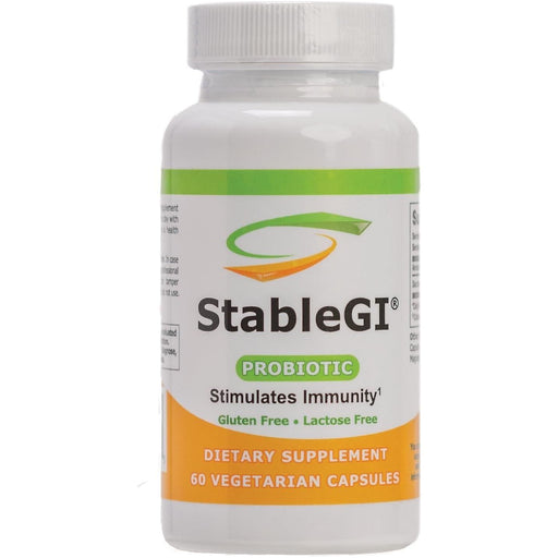 Stable GI Stable GI Daily Probiotic 60 Vegetable Capsules Probiotic Capsules Gray