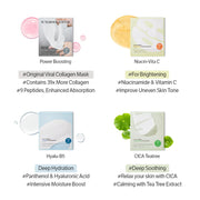 AsiaBeautyMall Sungboon Editor Deep Collagen Hyalu-B5 Hydrating Mask Face Mask White Smoke