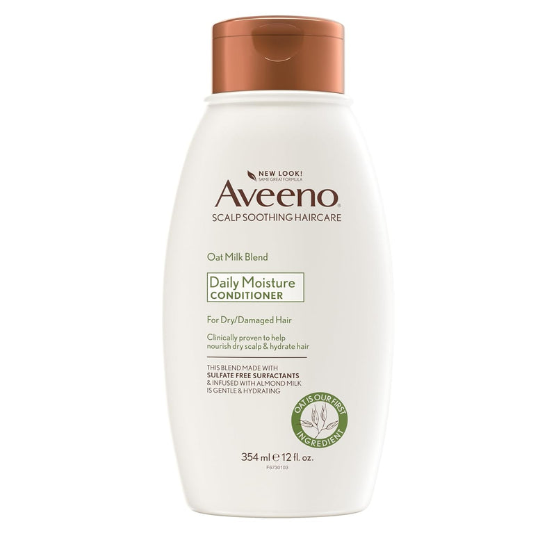 Aveeno Aveeno Oat Milk Blend Moisturizing Conditioner Ultra-Hydrating for Dry Damaged Hair 12 fl oz Shampoo & Conditioner Antique White