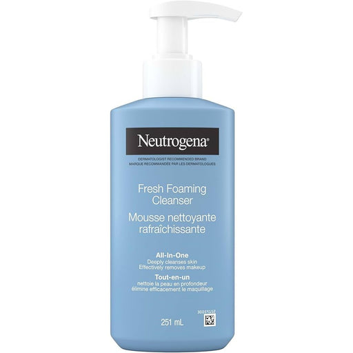 Neutrogena Neutrogena Fresh Foaming Cleanser 8.5 Oz Facial Cleanser White Smoke