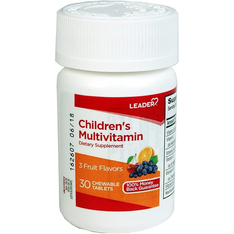 Leader Leader™ infant & toddler multivitamin liquid w/dropper cherry 50 ml Vitamins & Supplements White Smoke