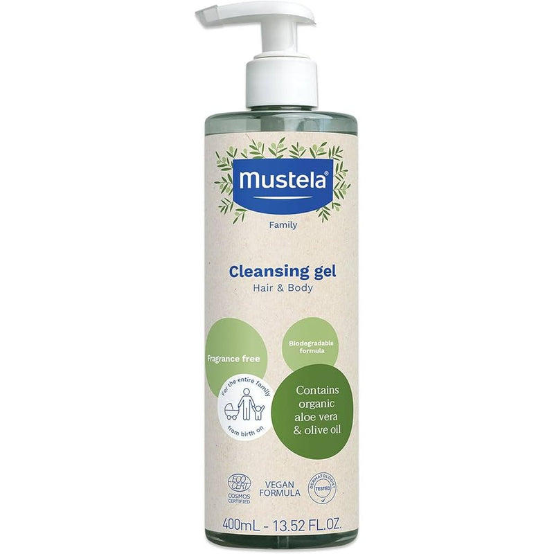 Mustela Mustela Cleasing Gel Fragrance Free, 10.14 fl oz Cleansing Gel White Smoke