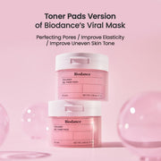 AsiaBeautyMall Biodance Collagen Gel Toner Pads Toner Lotion Thistle
