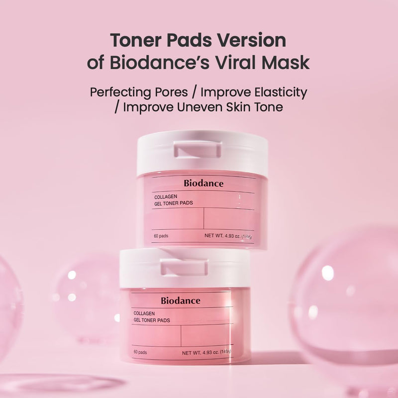 AsiaBeautyMall Biodance Collagen Gel Toner Pads Toner Lotion Thistle